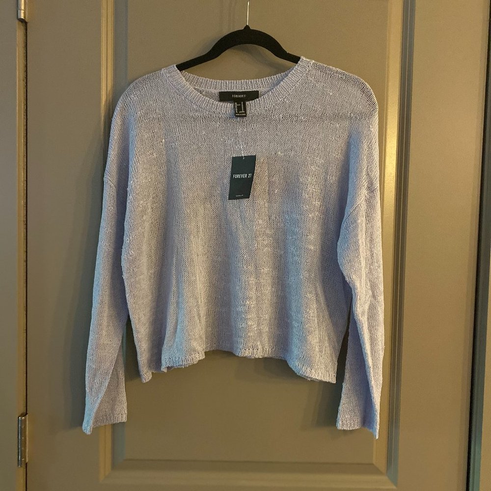 Women's Sweater, Light Blue, Forever 21, Size M